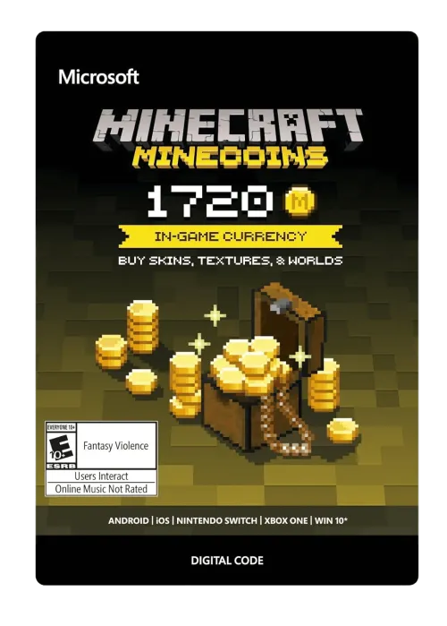 Minecraft 1720 MineCoins Gutschein